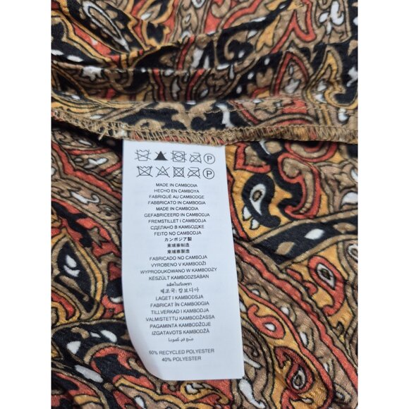 Michael Kors Women’s Blouse Size S Pleated Chain Sleeveless Brt Terracota (65) - Picture 9 of 10